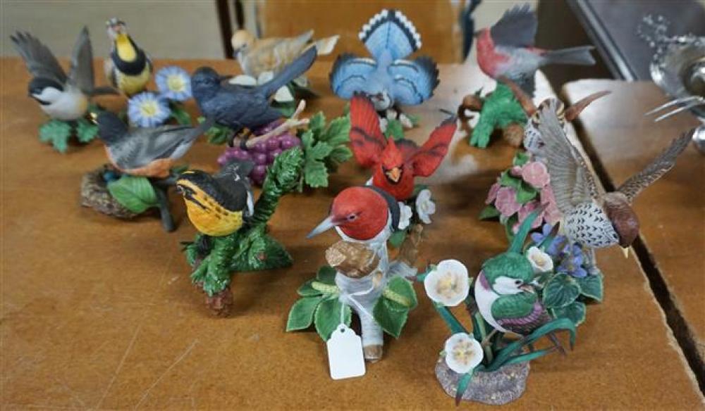 GROUP WITH THIRTEEN LENOX PAINTED