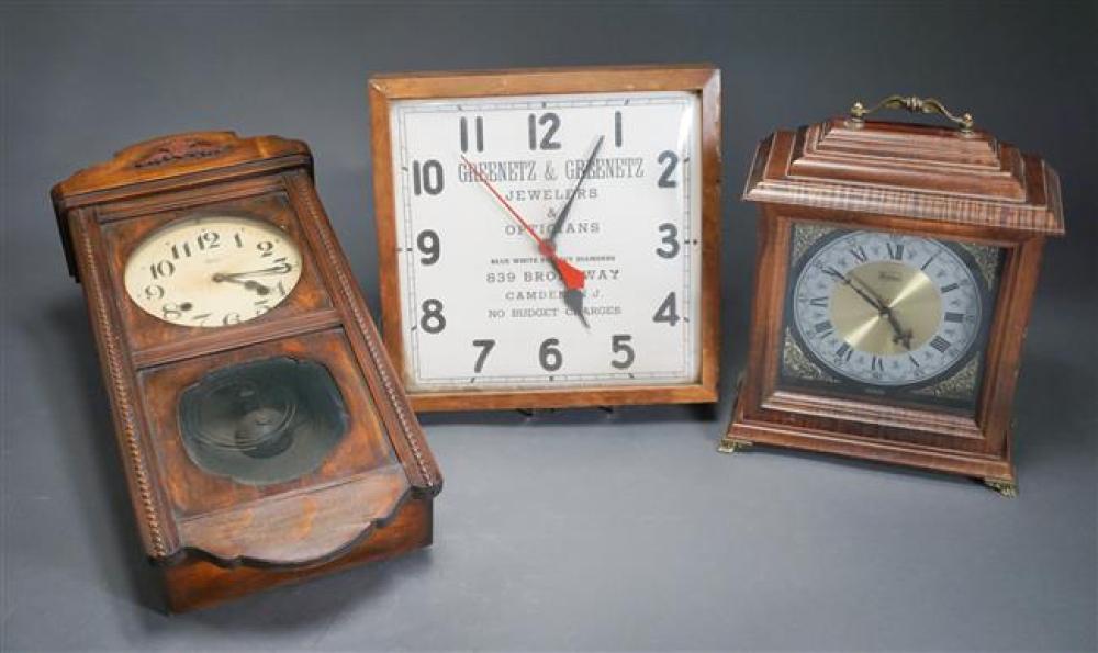 GROUP WITH THREE MAHOGANY