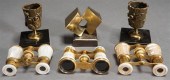 GROUP WITH THREE OPERA GLASSES