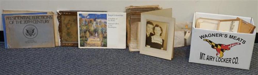 GROUP WITH UNFRAMED PRINTS AND