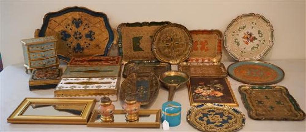 GROUP WITH VENETIAN GILT