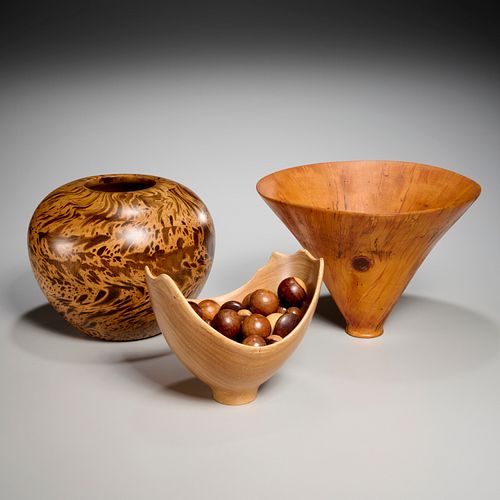 GROUP WOOD STUDIO CARVINGS20th