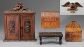 Group Wooden Boxes, Eagle, Sto