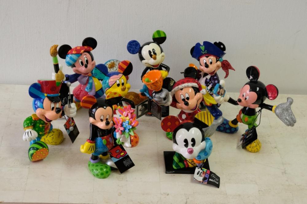 GROUP,9 BRITTO SCULPTURAL FIGURES