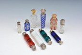 GROUPING OF 10 CUT CRYSTAL PER