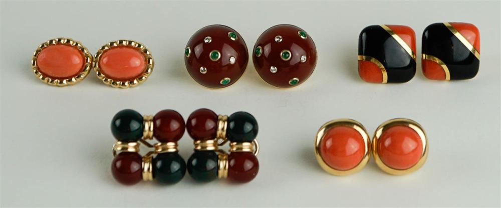 GROUPING OF 18/14K YELLOW GOLD