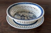 GROUPING OF 18THC. BLUE AND WH