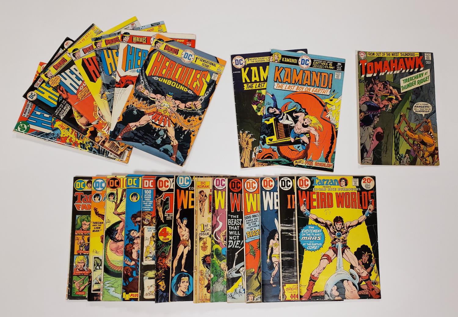 GROUPING OF 24 EARLY DC SUPERHERO