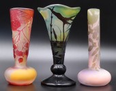 GROUPING OF (3) GALLE ART GLAS