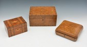 GROUPING OF 3 INLAID JEWELRY B