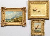 GROUPING OF 3 MARINE PAINTINGS