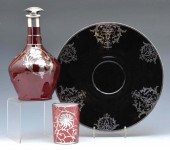 GROUPING OF 3 SILVER OVERLAY I