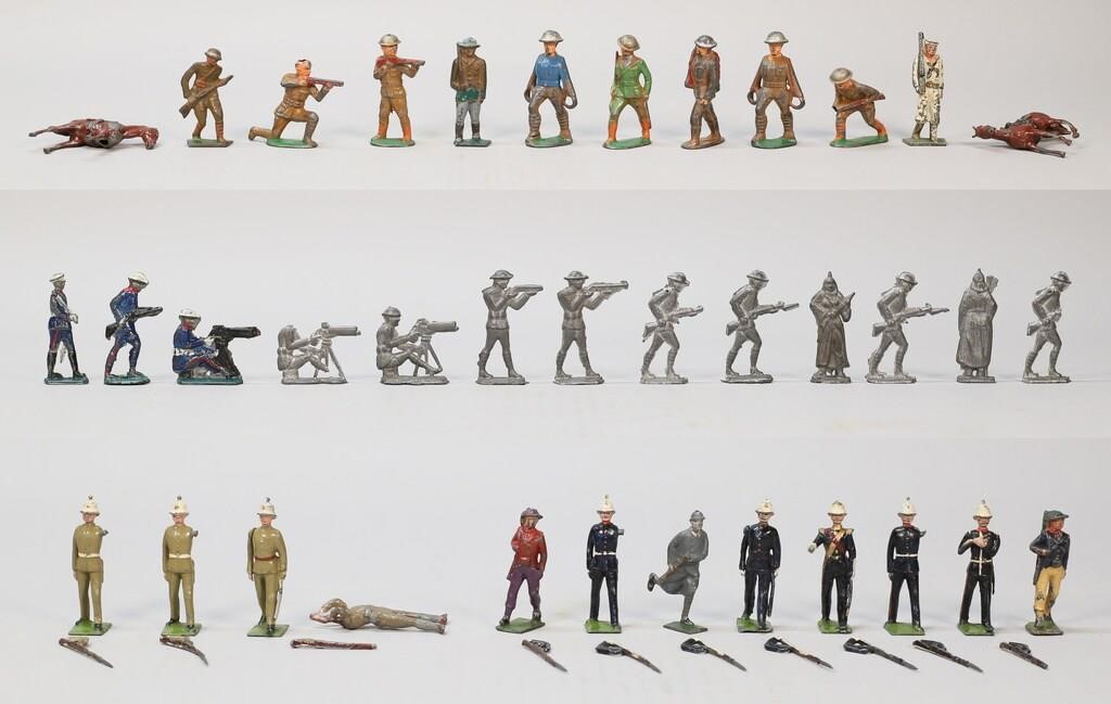 GROUPING OF 37 LEAD AND CAST