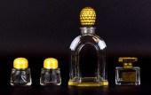 GROUPING OF 4 CRYSTAL PERFUMES