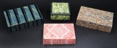 GROUPING OF (4) POLISHED STONE