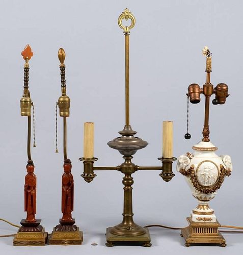 GROUPING OF 4 TABLE LAMPS1st &