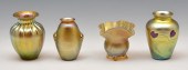 GROUPING OF 4 TIFFANY FAVRILE