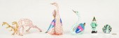 GROUPING OF 5 HEREND PORCELAIN