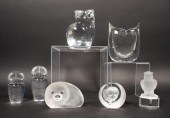 GROUPING OF 7 CRYSTAL ITEMSGro