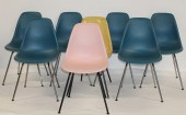 GROUPING OF 8 HERMAN MILLER CH