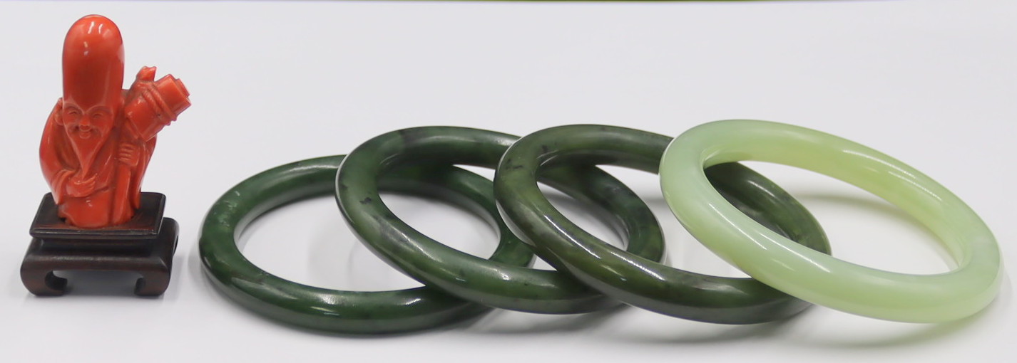GROUPING OF ASIAN JEWELRY AND