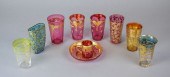 GROUPING OF BOHEMIAN GLASS5 cr