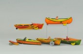 GROUPING OF CANOES AND BOATS L