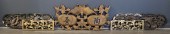 GROUPING OF CARVED ASIAN WALL