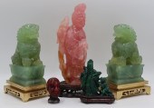 GROUPING OF CARVED ITEMS Inclu