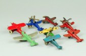 GROUPING OF CAST IRON AIRPLANE