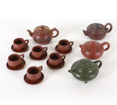 GROUPING OF CHINESE CLAY TEA P