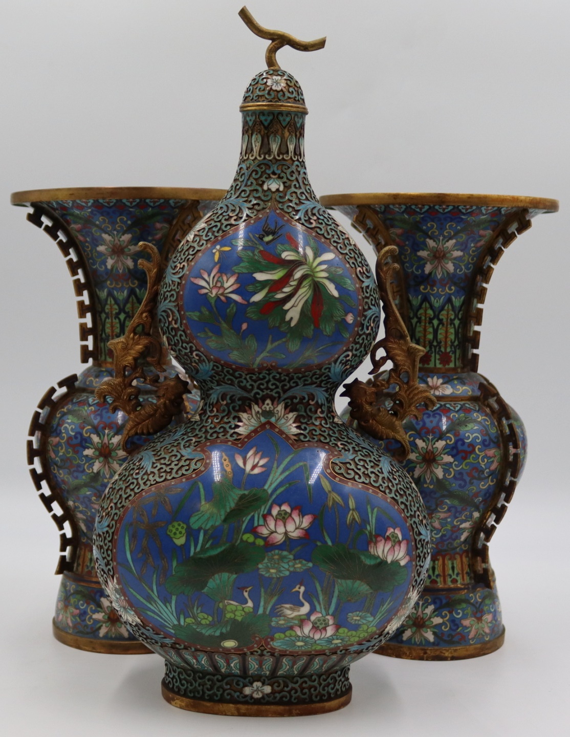 GROUPING OF CHINESE CLOISONNE