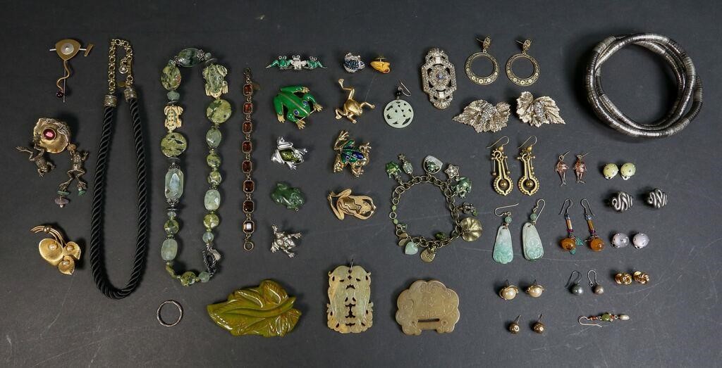 GROUPING OF COSTUME & JADE