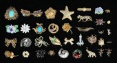 GROUPING OF COSTUME JEWELRY BR