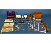Grouping of costume jewelry to