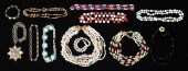 GROUPING OF COSTUME NECKLACES