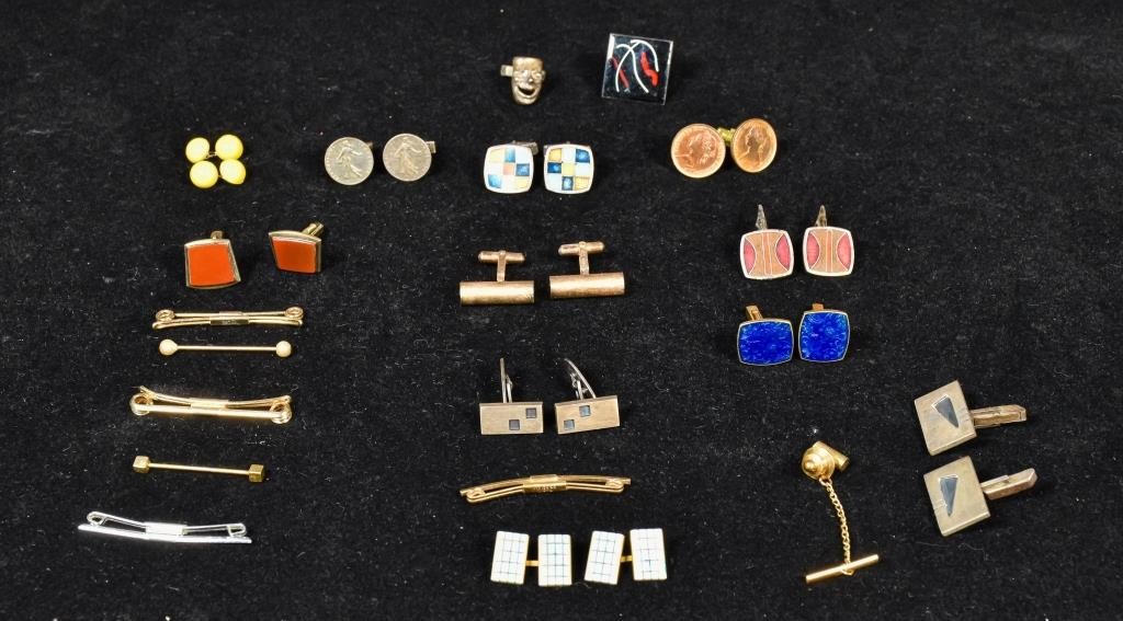 GROUPING OF CUFFLINKS AND MEN'S