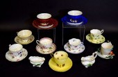 GROUPING OF CUPS, SAUCERS, SUG