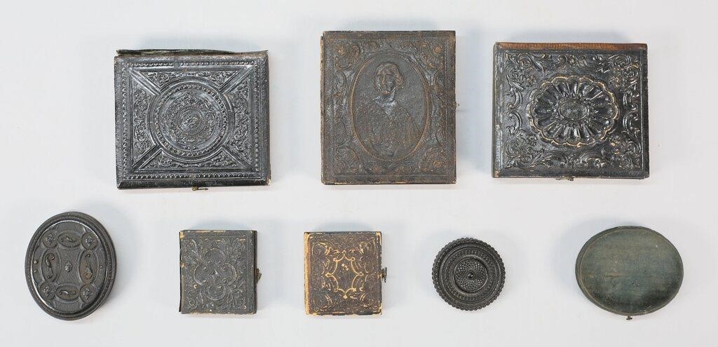 GROUPING OF DAGUERREOTYPES, TIN