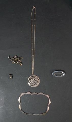 GROUPING OF DANISH SILVER