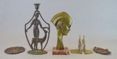 GROUPING OF DECORATIVE METAL I