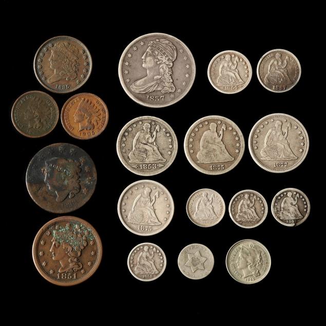GROUPING OF EARLY AMERICAN TYPE