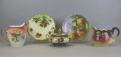 GROUPING OF FIVE PORCELAIN SER