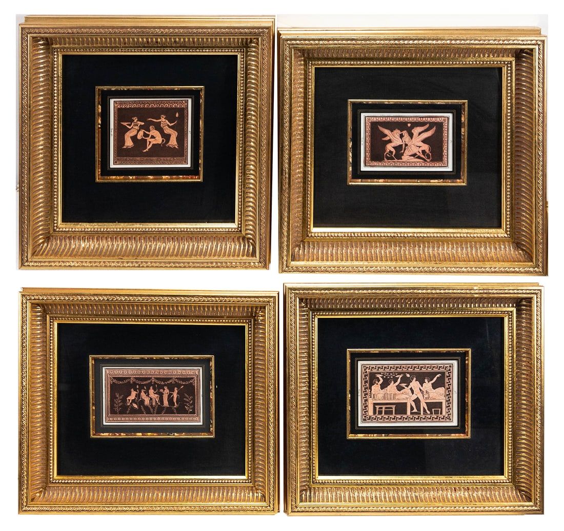 GROUPING OF FOUR 18TH C. SIR