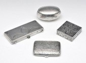 GROUPING OF FOUR STERLING SILV