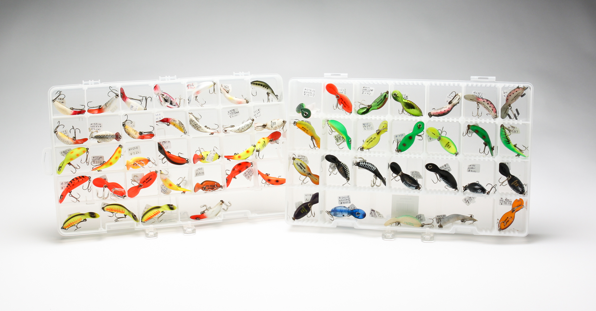 GROUPING OF HEDDON TINY LURES. Late