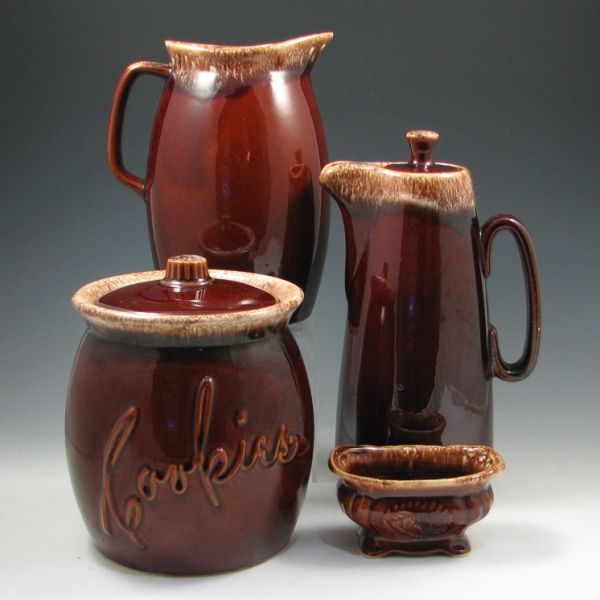 Grouping of Hull brown ware. All