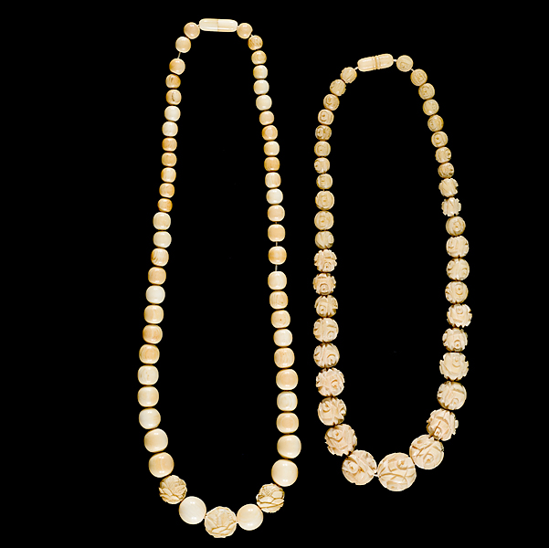 Grouping of Ivory Jewelry A