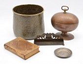 GROUPING OF JUDAICA, 5 PIECESG