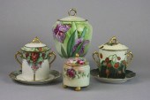 GROUPING OF LIDDED PORCELAIN J